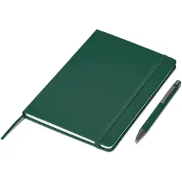 Viola Notebook & Pen Set Dark Green